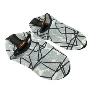 N Bera Toddler Boys Girls Water Shoes Slip On Fabric Lightweight Gray 11/12